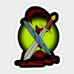 Pen or the sword Sticker